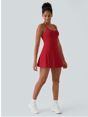 HALARA Crimson Swing Tank Mini Dress